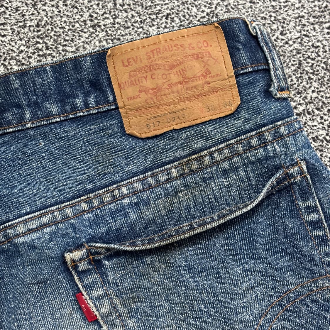 70s 빈티지 리바이스 517 66 전기 허리43cm 상품이미지5