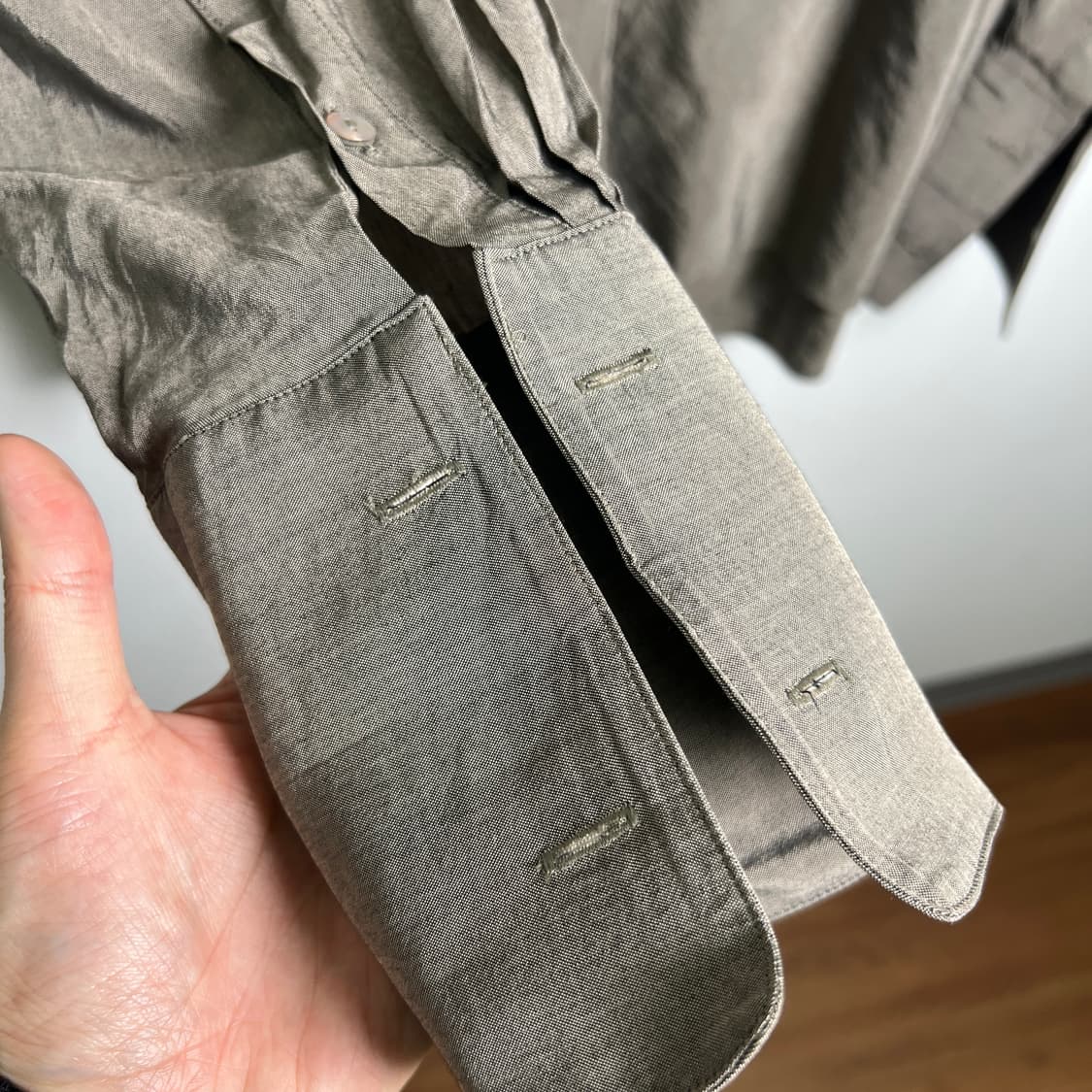 Kenzo 겐조 드라이 코튼 커프스 셔츠  상품이미지8