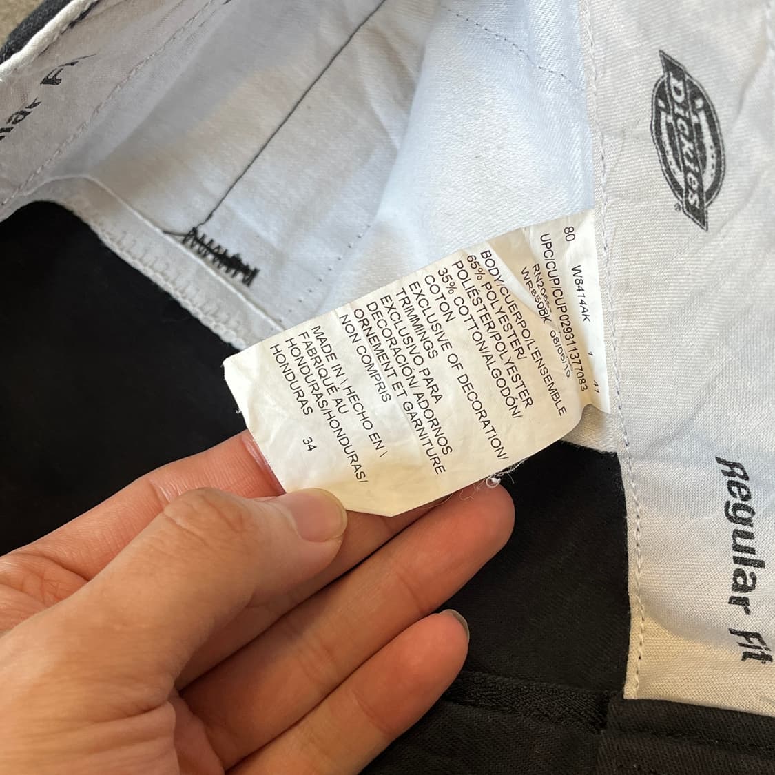 디키즈 정품 블랙 반바지 워크 치노 팬츠 상품이미지9