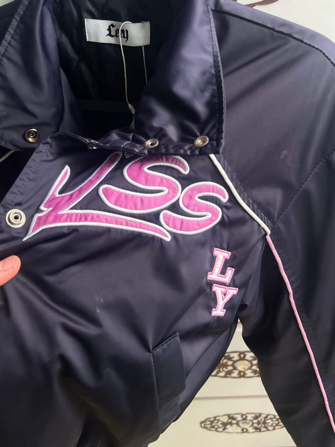 Leey 리 , LY Bomber Jacket ( 거의 새상품 ) 상품이미지5