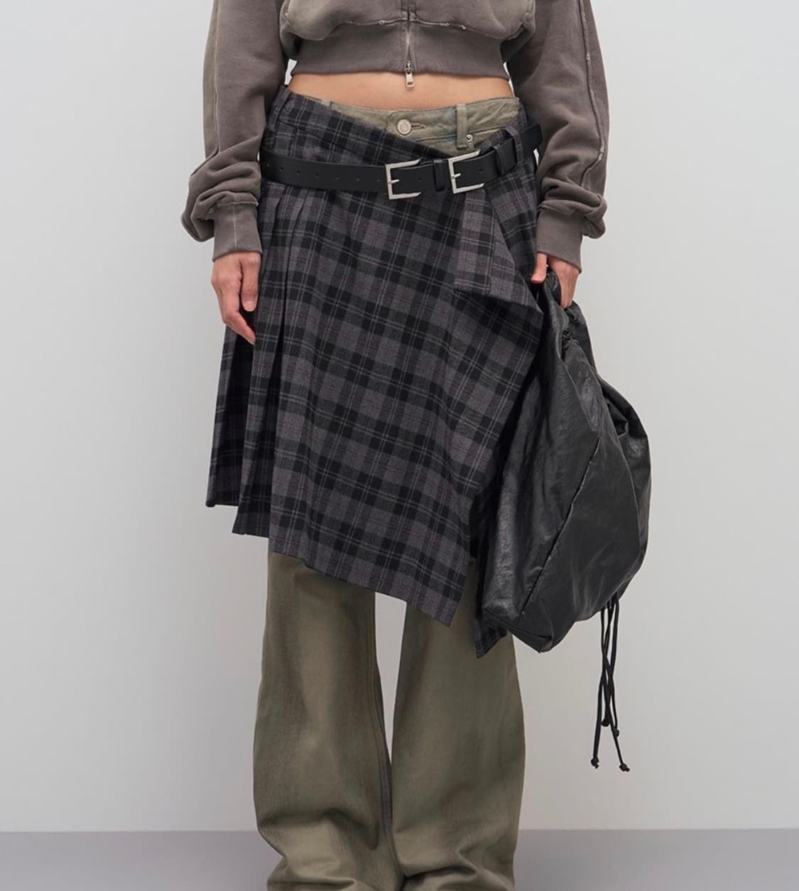 lcdc 엘씨디씨티엠 더블 버클 레더벨트 상품이미지1