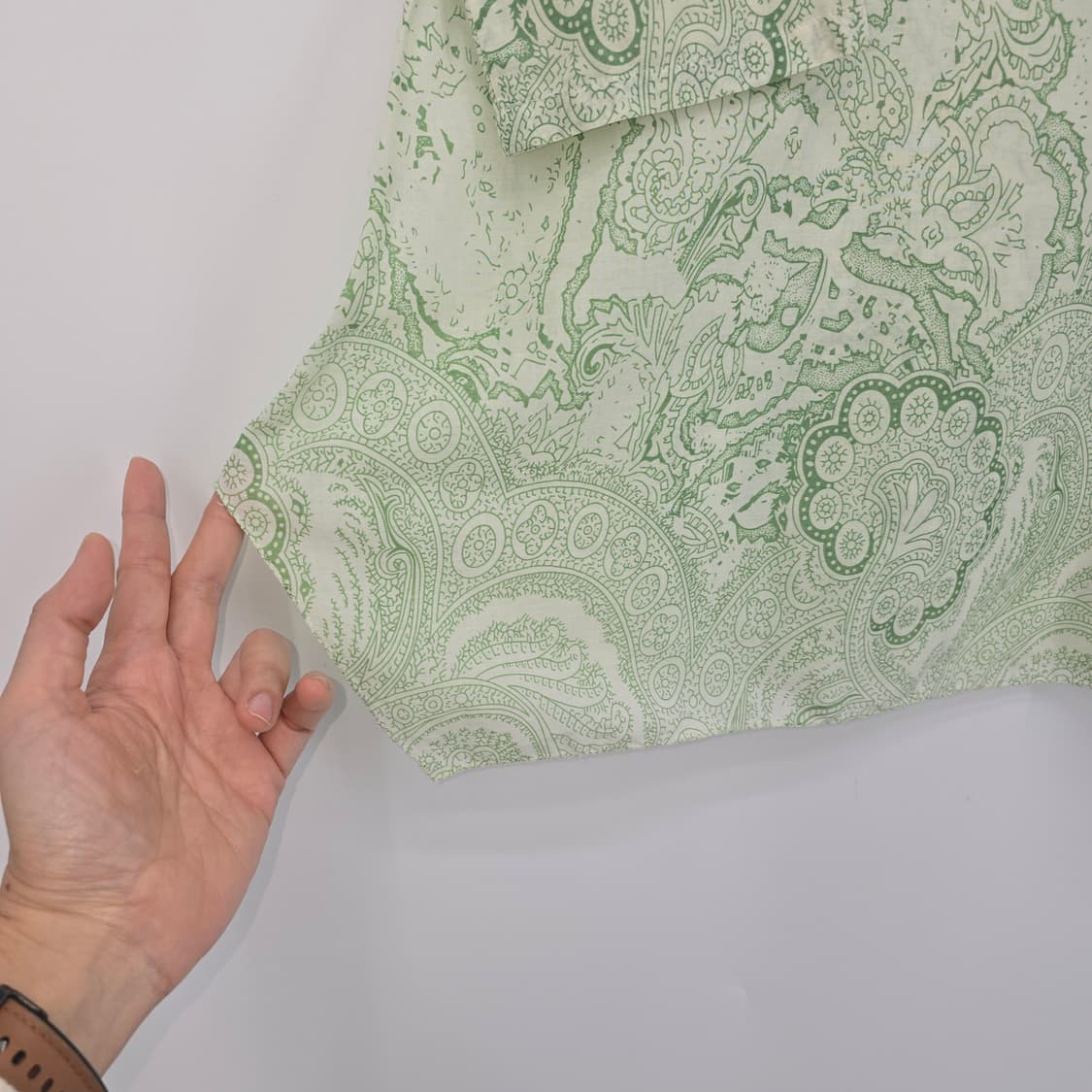 골든베어 페이즐리 반팔 블라우스 상품이미지8