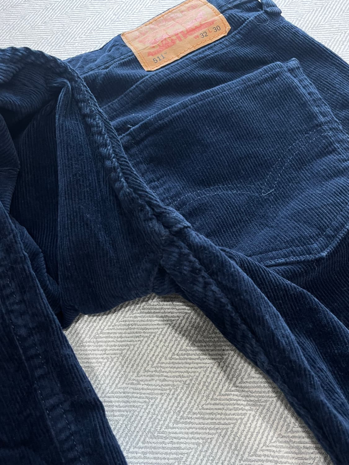 리바이스 511 레드탭 네이비 코듀로이 팬츠 바지 32인치 상품이미지7