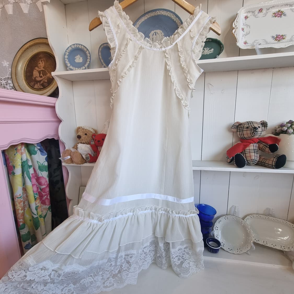 프릴 레이스  원피스 상품이미지4