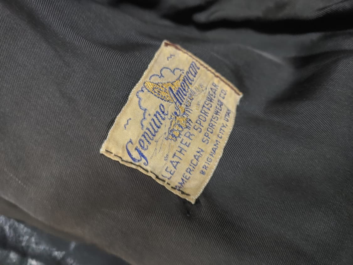 50s 빈티지 싱글라이더 자켓 상품이미지3