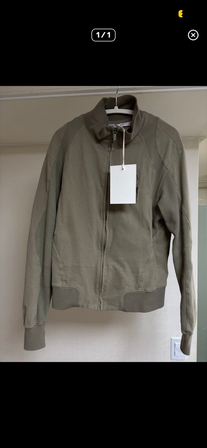 플라스틱프로덕트 contrast zipped jacket 카키 m 상품이미지2