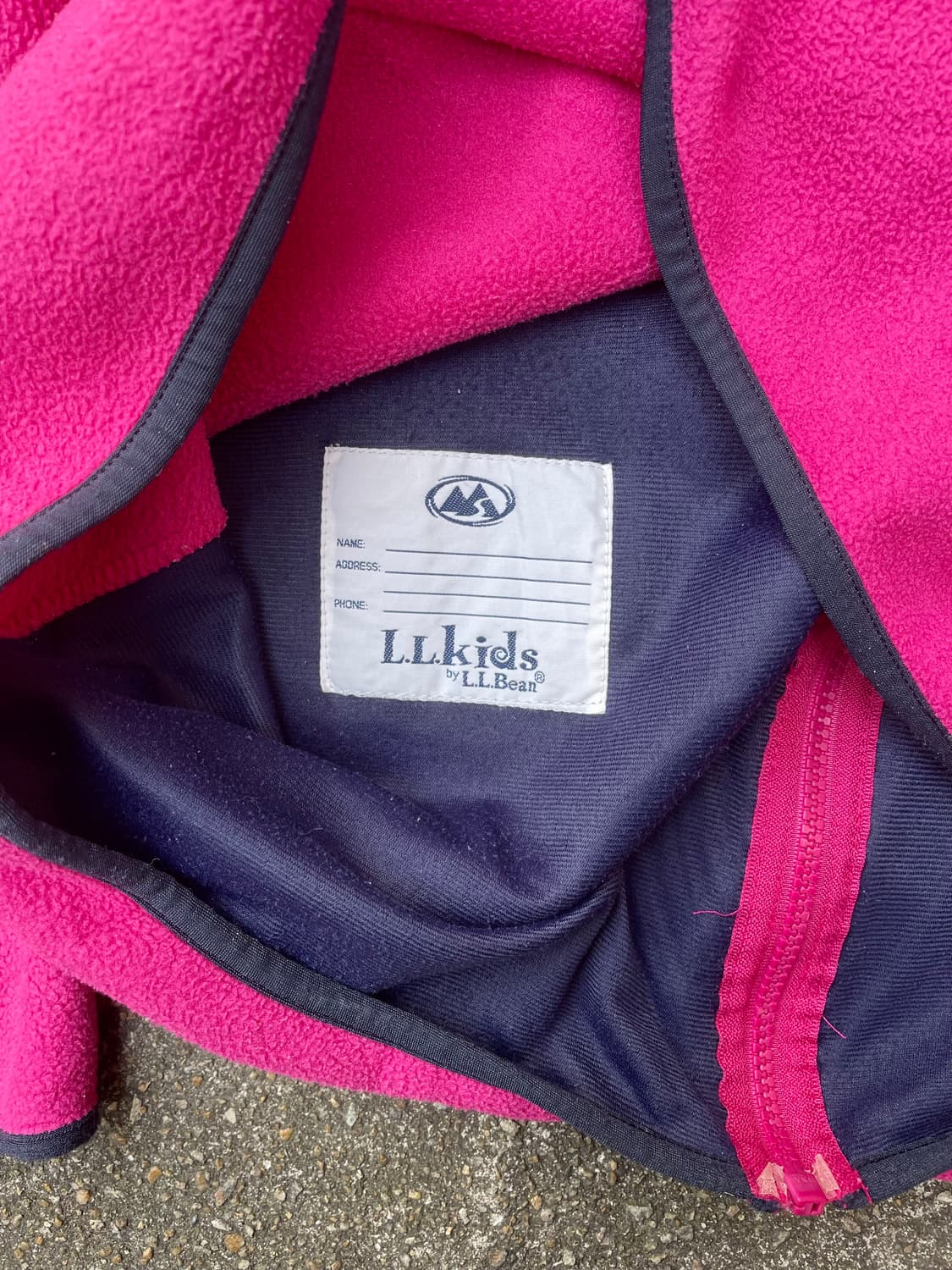 LL Bean 플리스 핑크 상품이미지5