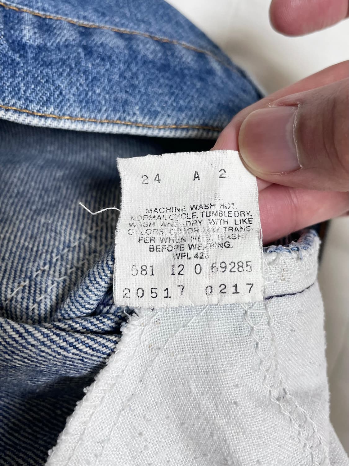 리바이스 80s 517 부츠컷 중청 벨바텀 상품이미지4