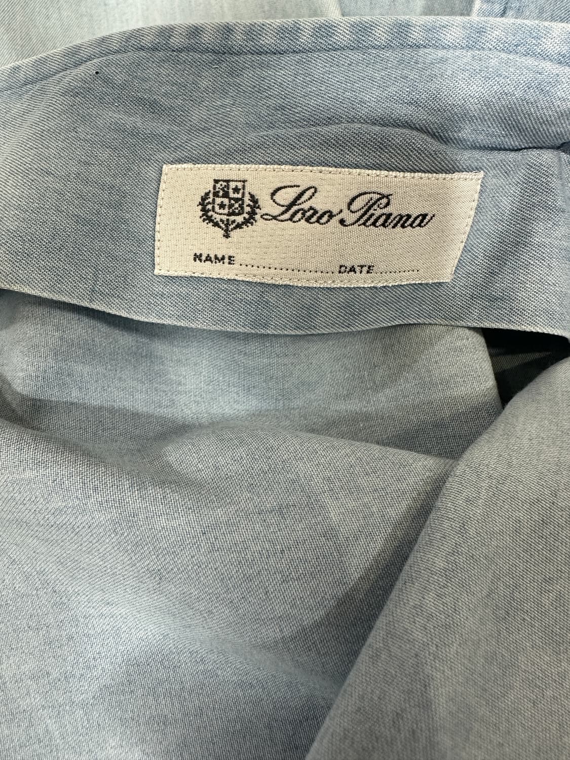 로로피아나 안드레 셔츠 워시아웃 코튼 셔츠 상품이미지4