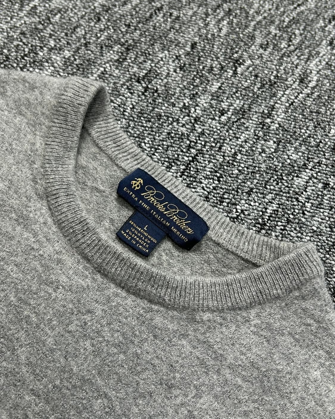 브룩스 브라더스 메리노 울 그레이 니트  상품이미지4