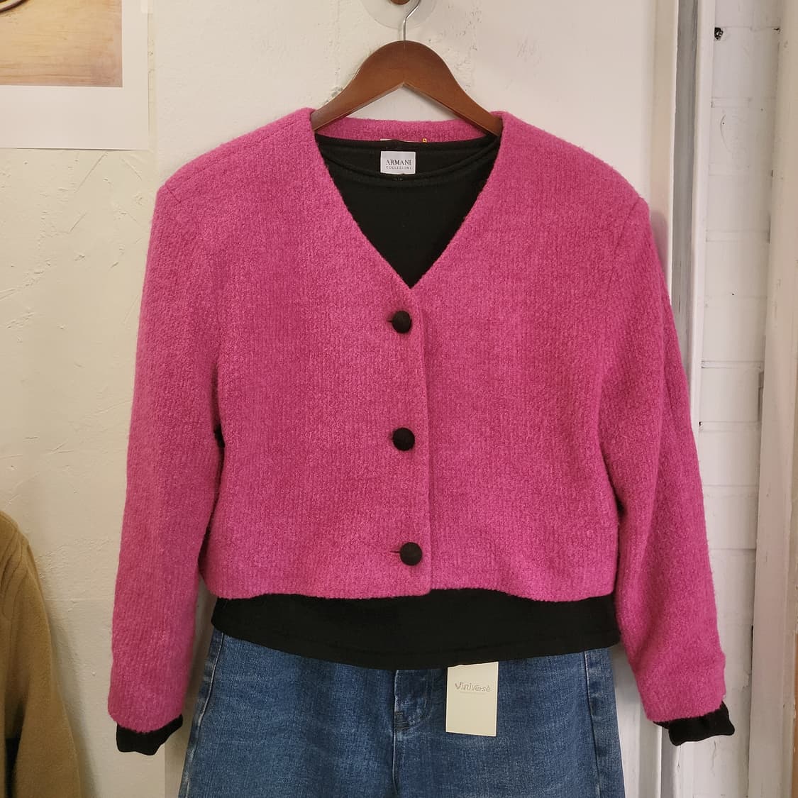 Sinoon 시눈 핑크 숏자켓 free 상품이미지4