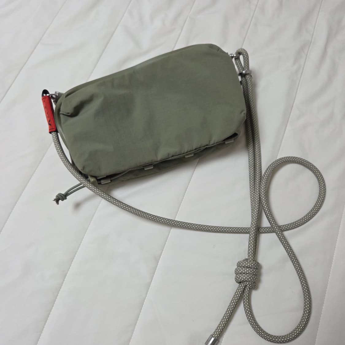 토폴로지 보틀 샤코슈백 moss 8mm 로프 sage lattice 상품이미지5