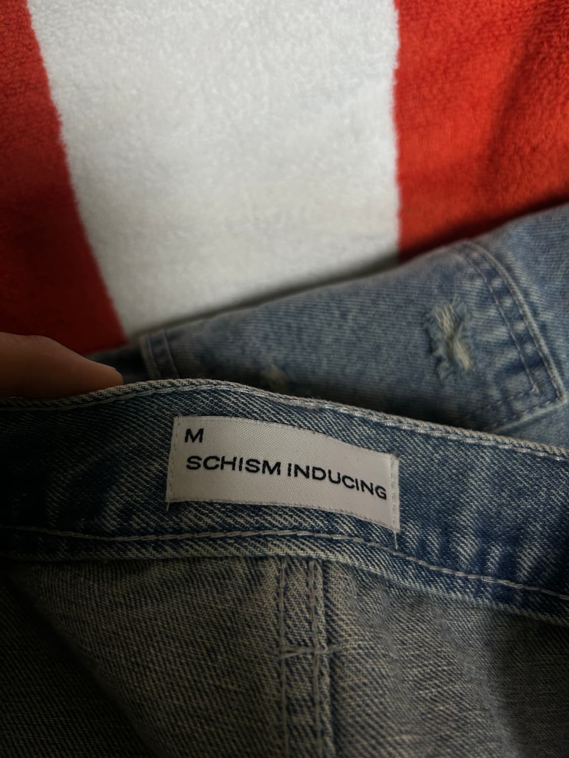 스키즘인듀싱 플레어 데님 M 상품이미지4