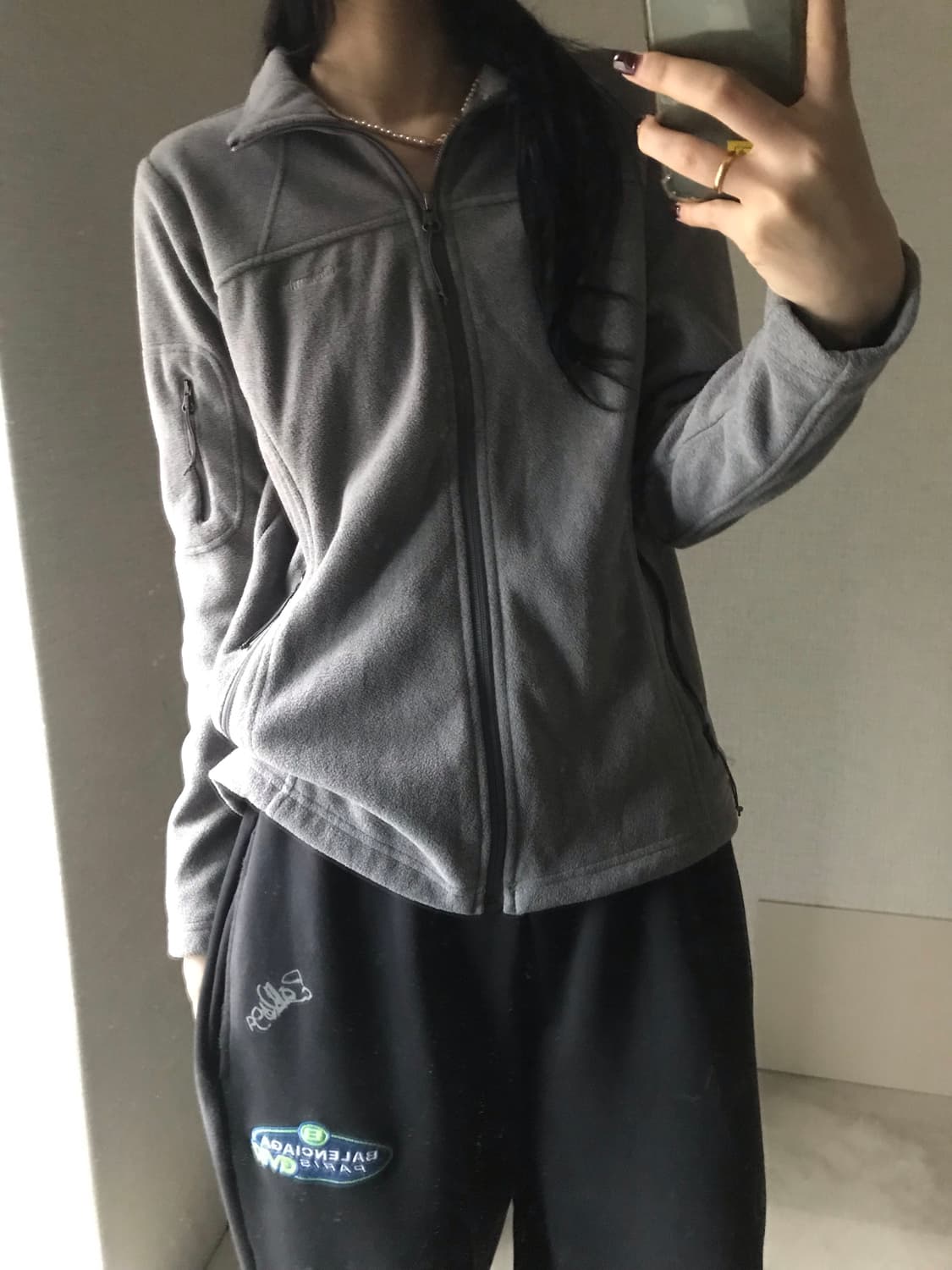 콜롬비아 그레이 후리스 상품이미지2