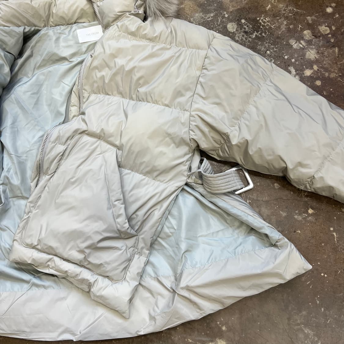 F) THE FRESH 더프레시 벨티드 덕다운패딩 상품이미지6