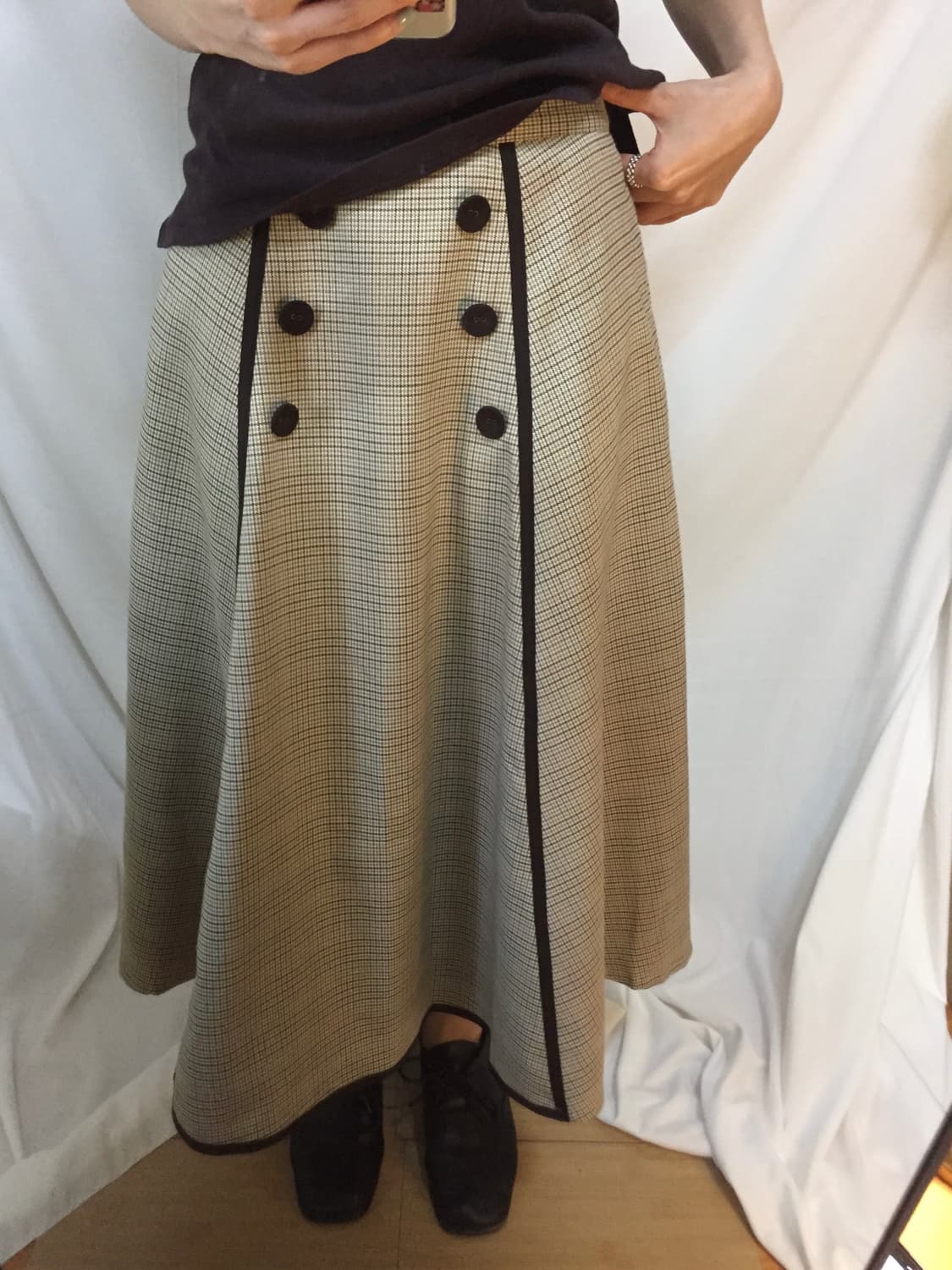 단추 스커트 상품이미지2