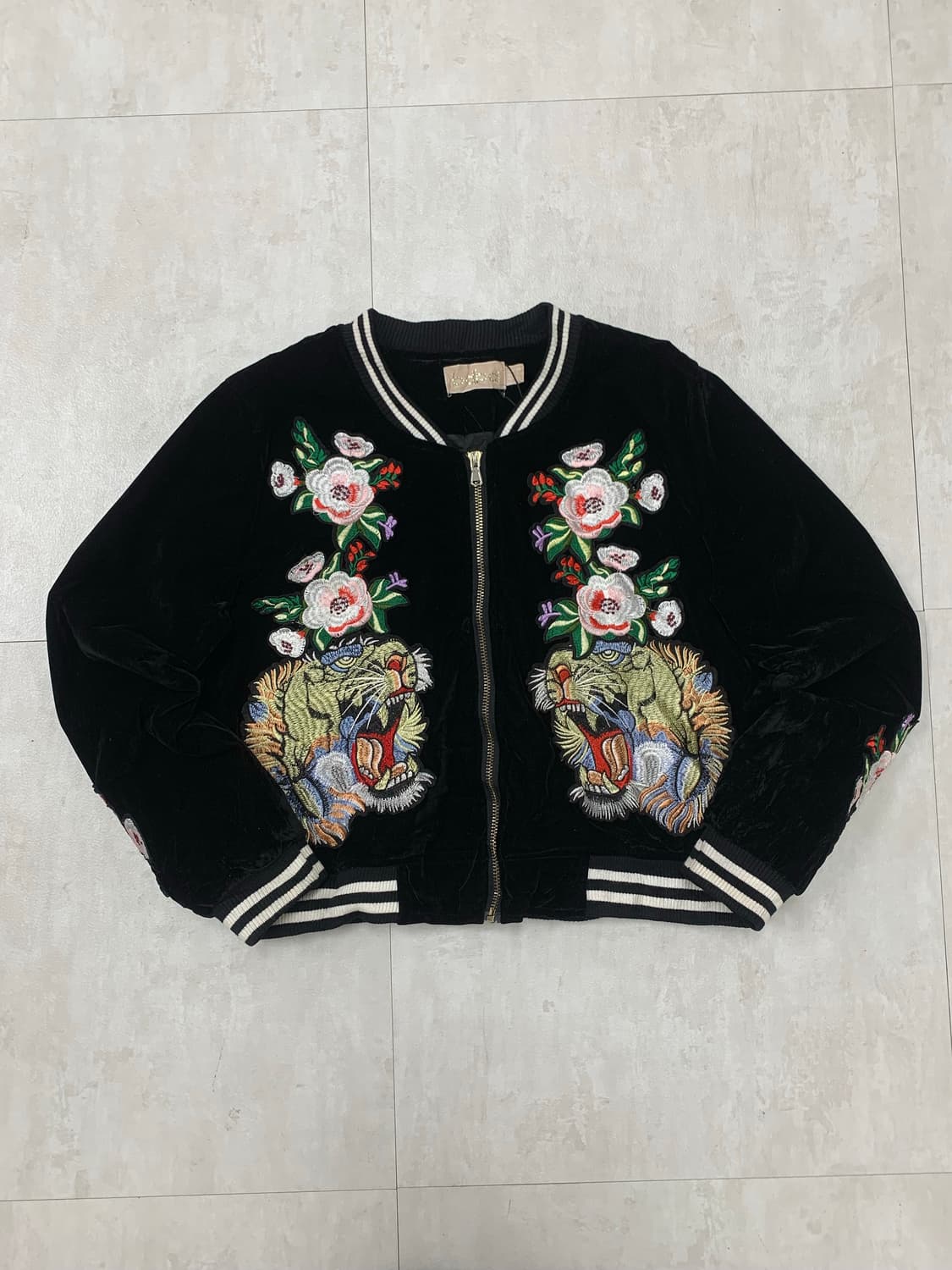 Bdba 벨벳 자수 스카잔 #58 상품이미지1