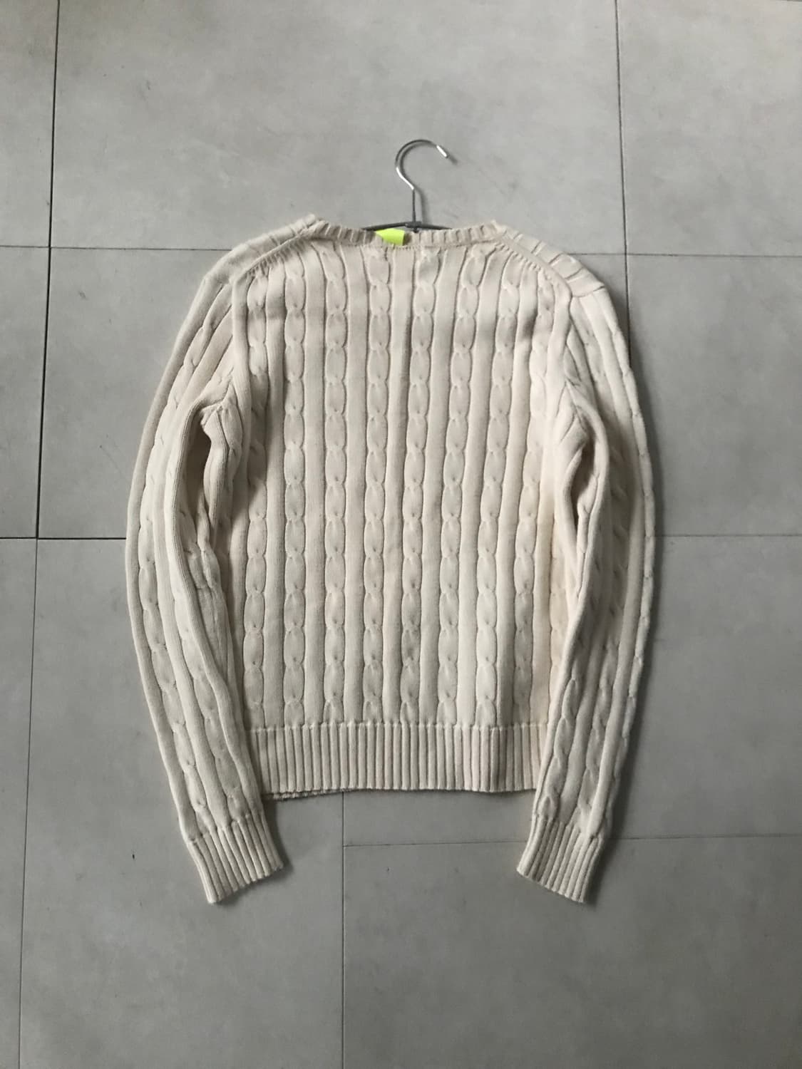 폴로 아이보리 케이블니트 상품이미지9