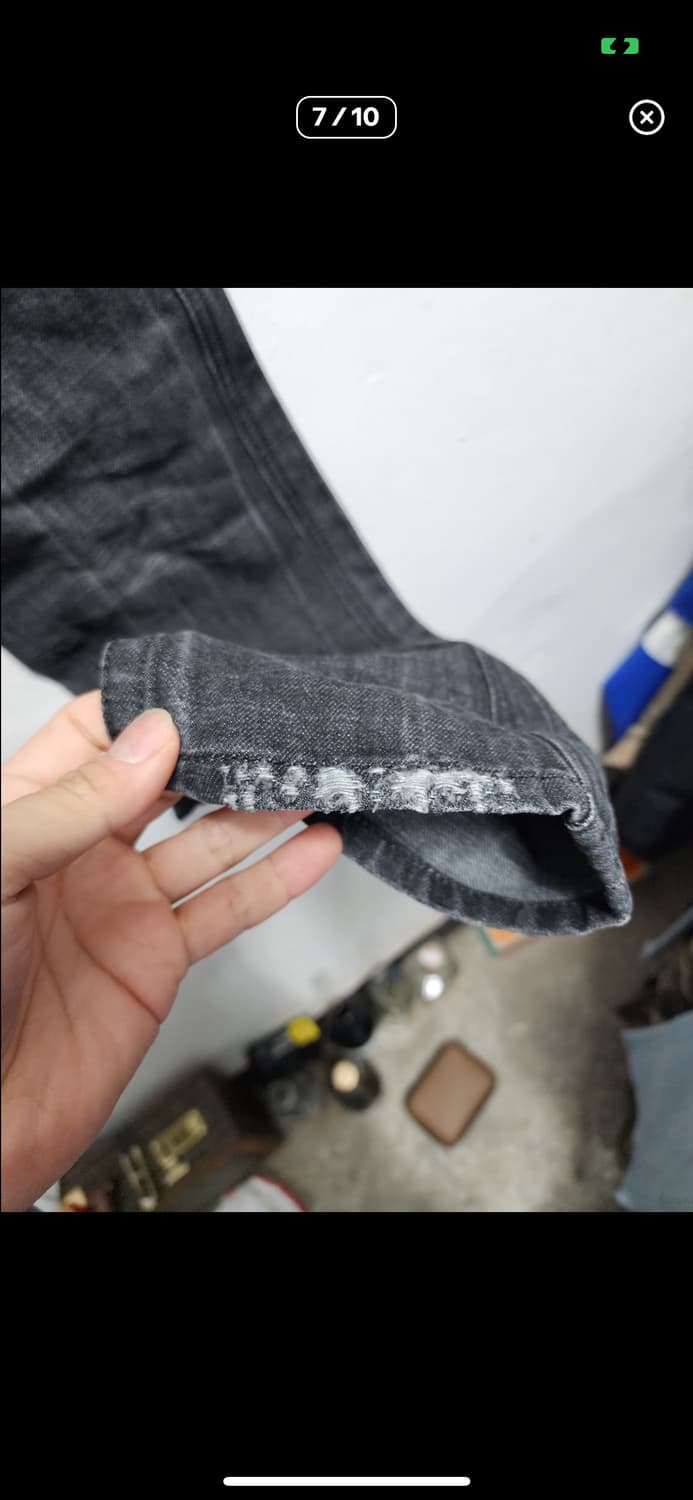 디젤 DARRON 빈티지 흑청바지 상품이미지7