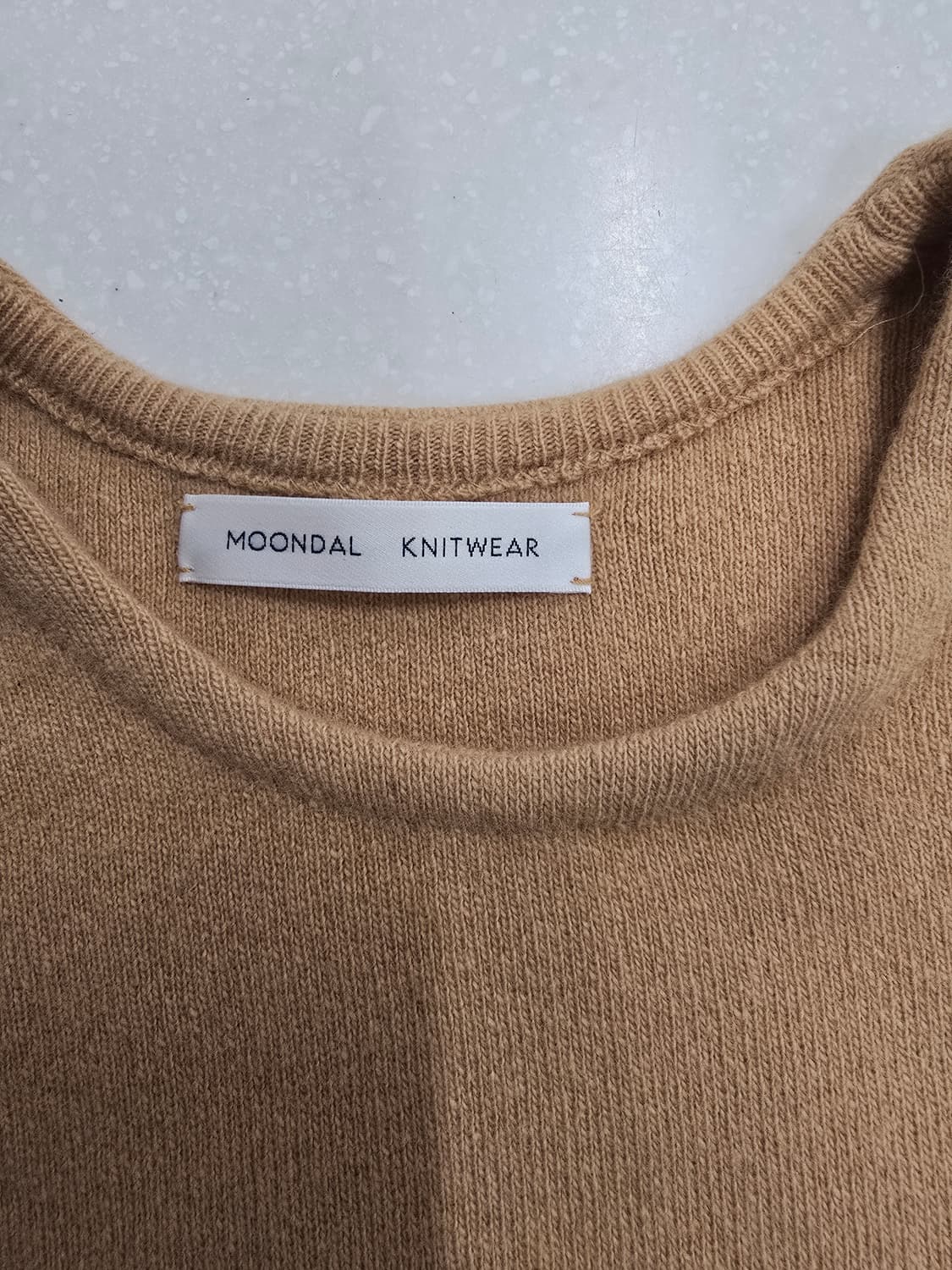 moondal 베이지색 캐시미어 니트 스웨터 상품이미지8