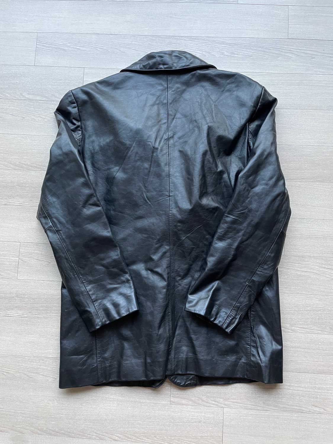 90s 올드갭 레더 블레이저 자켓 상품이미지2