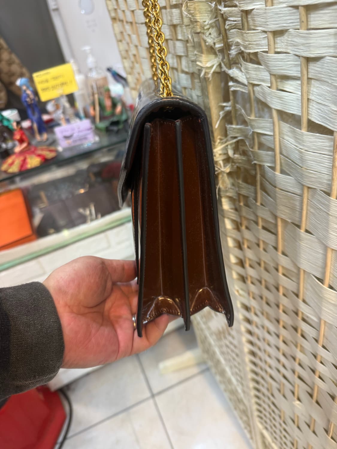 정품 셀린느 멀티컬러 체인 숄더백 팝니다 상품이미지3