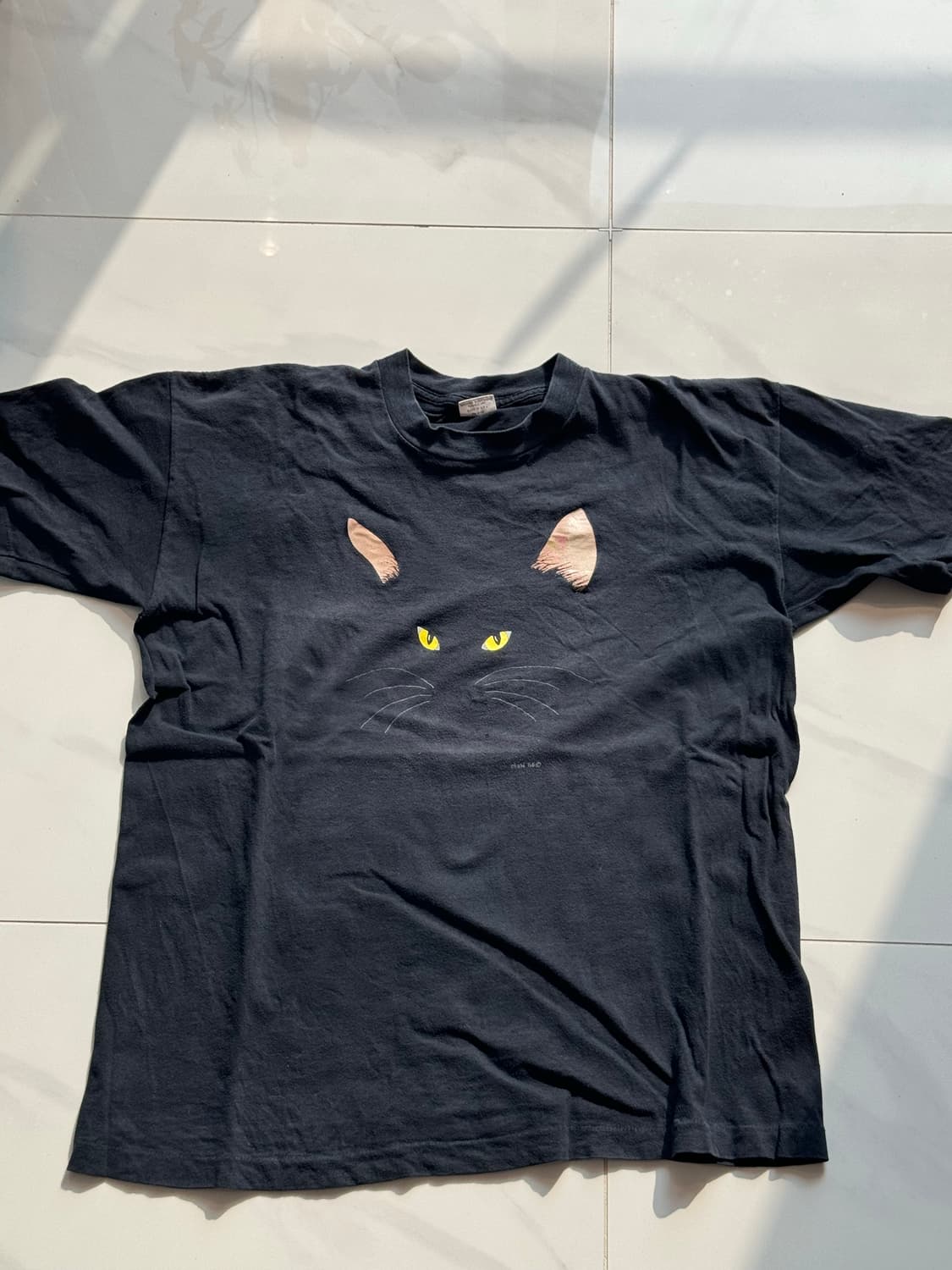 1986년 고양이 아트 티셔츠 상품이미지1