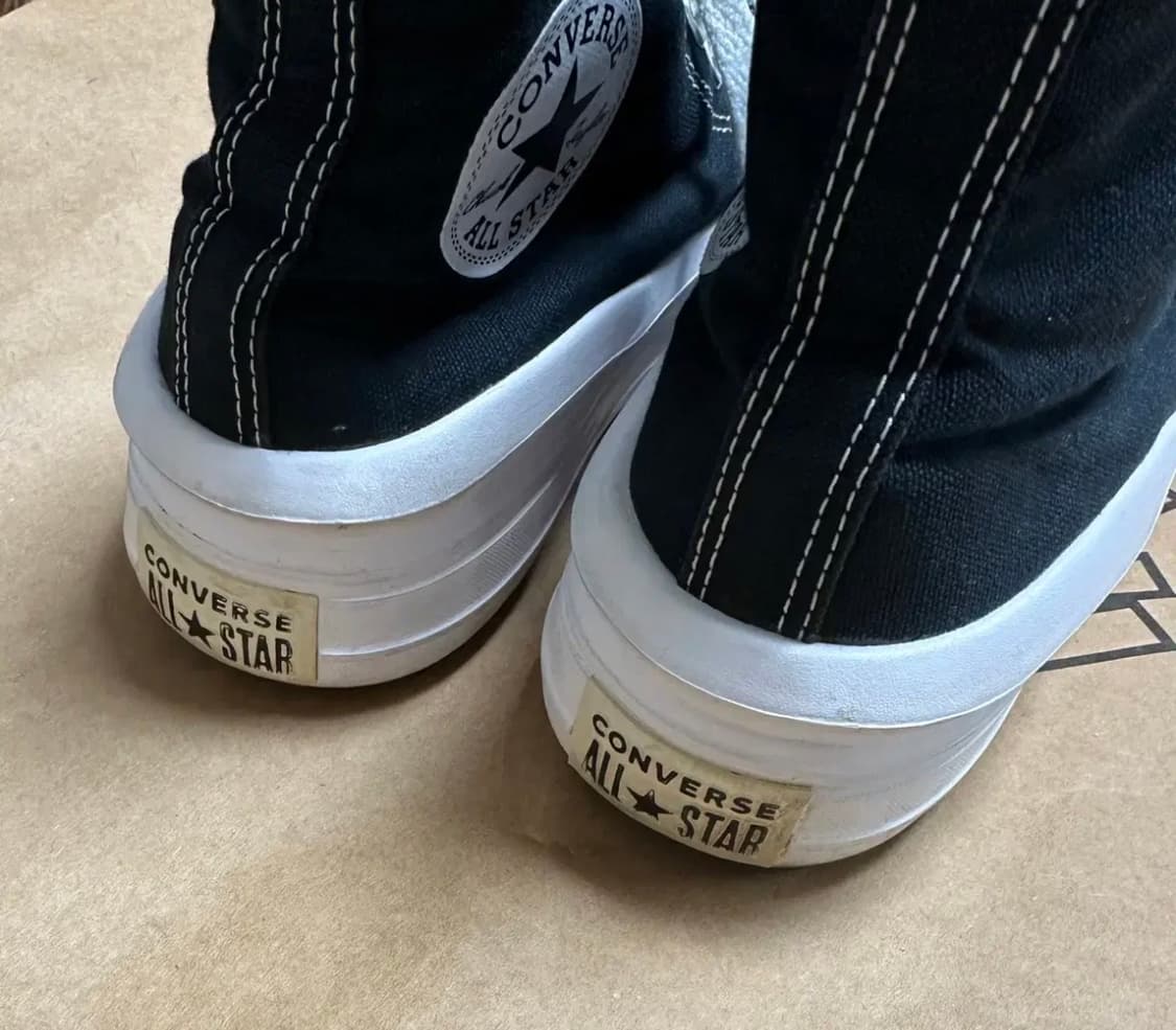 컨버스 척테일러 올스타 무브 플랫폼 하이 블랙 245 상품이미지4