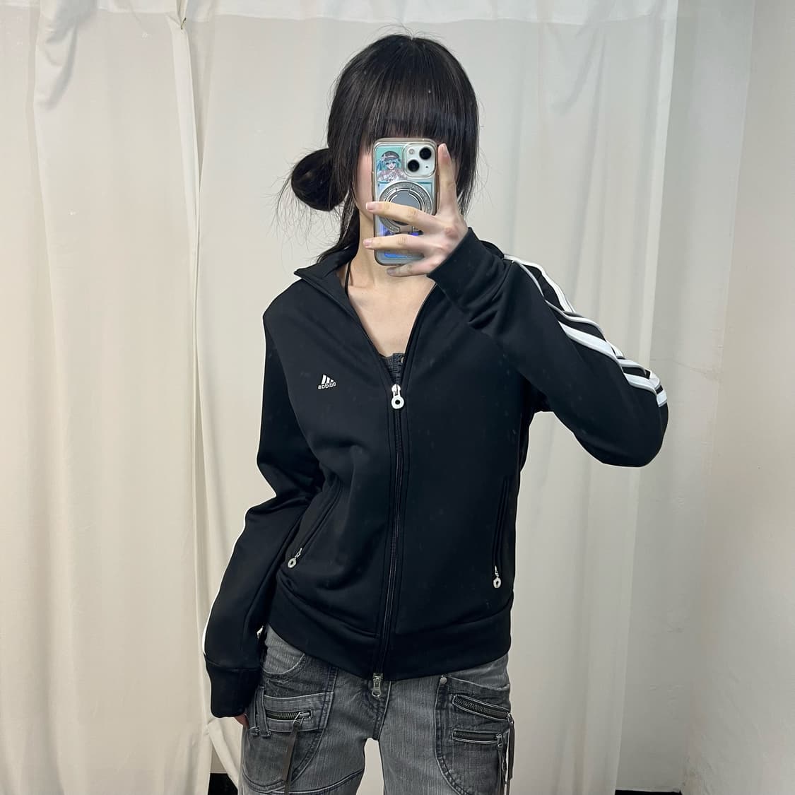 Adidas black two-way jersey 상품이미지1