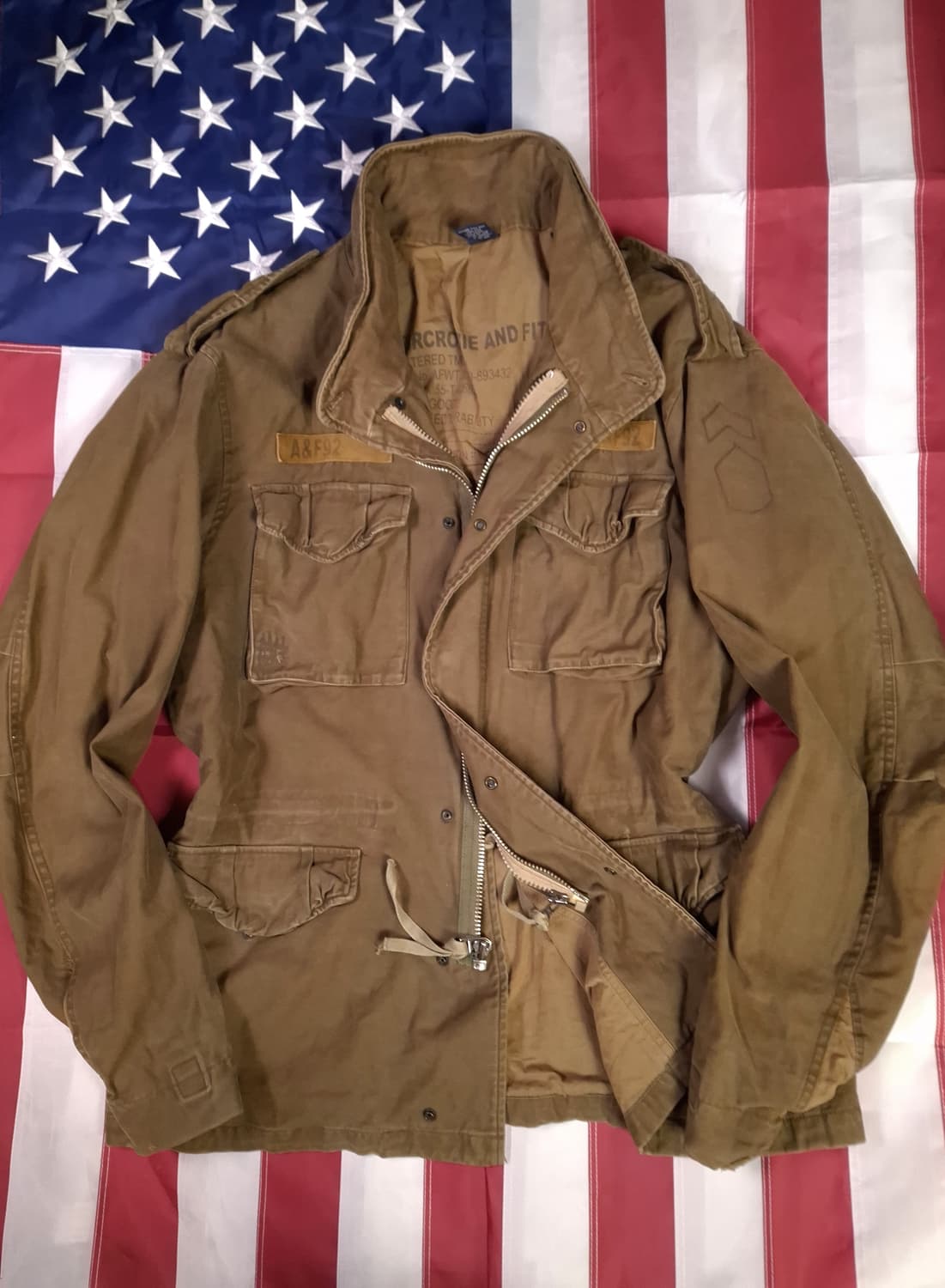 오리지날 아베크롬비 밀리터리 M-65 필드야상 상품이미지1