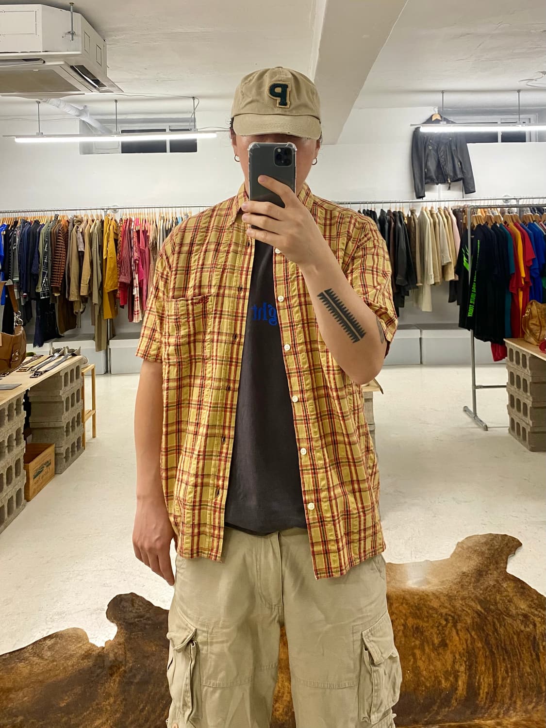90's STUSSY seersucker shirts 올드 스투시 셔츠 상품이미지2