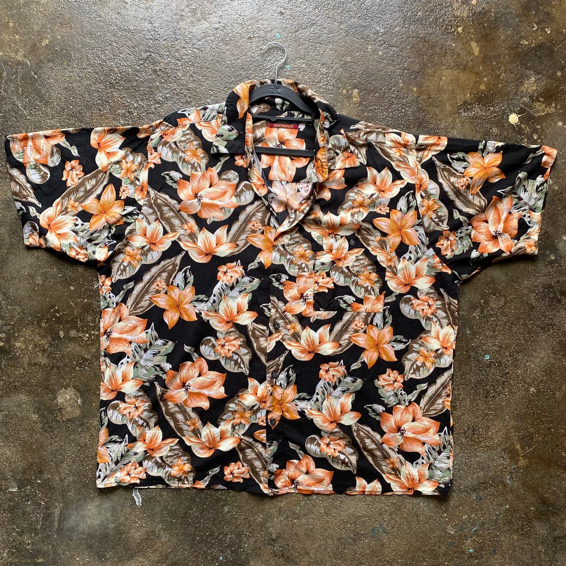 빈티지 플라워 반팔 셔츠 상품이미지1