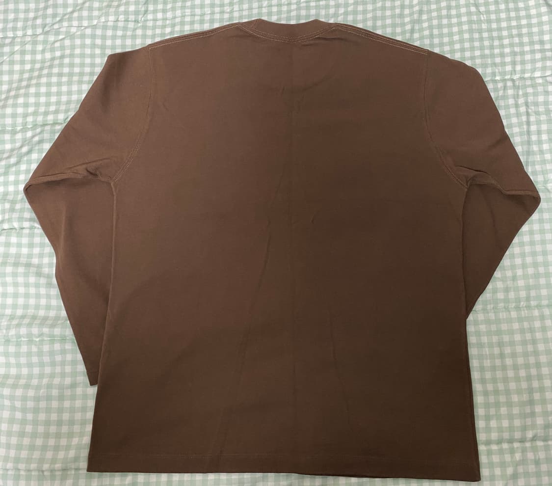 단톤 포켓 롱슬리브 브라운 상품이미지2