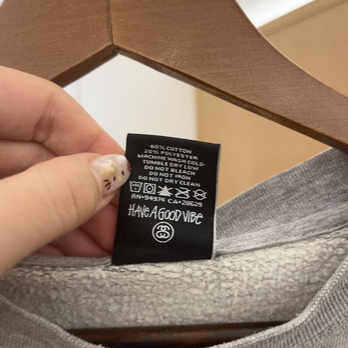 스투시 NYC 월드투어 약기모 스웻셔츠 맨투맨 100 C06296 상품이미지5