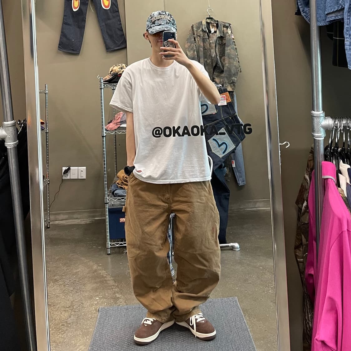 데님 블리치 커스텀 캡 상품이미지3