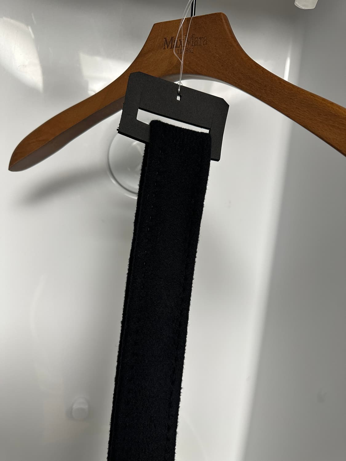 막스마라 블랙 버진울 코트(정품/1회시착 새상품/택/옷걸이/더스트백 풀구 상품이미지6