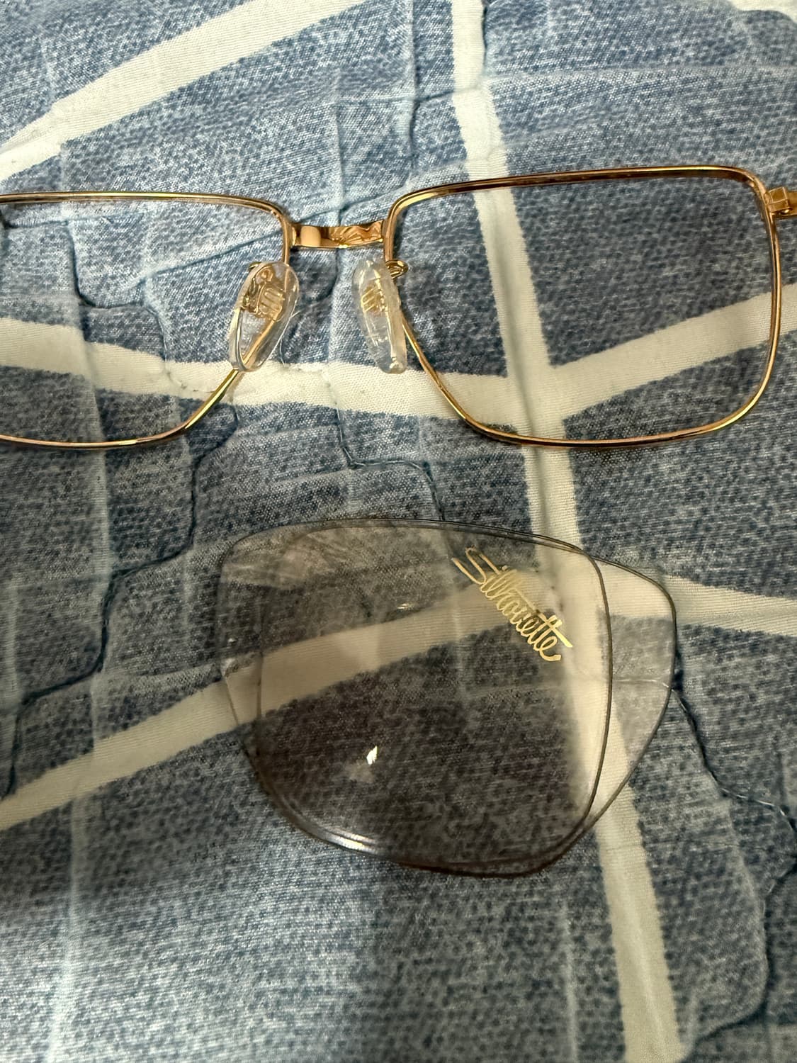 실루엣 사각 메탈 안경 상품이미지5