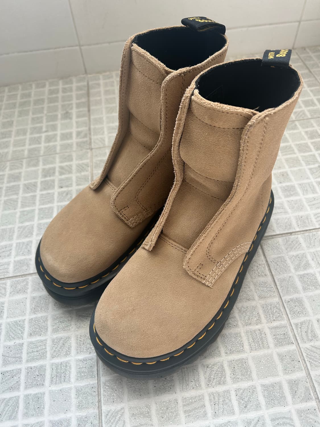 닥터마틴 제브잭 레이스리스 스웨이드 부츠 230 상품이미지4