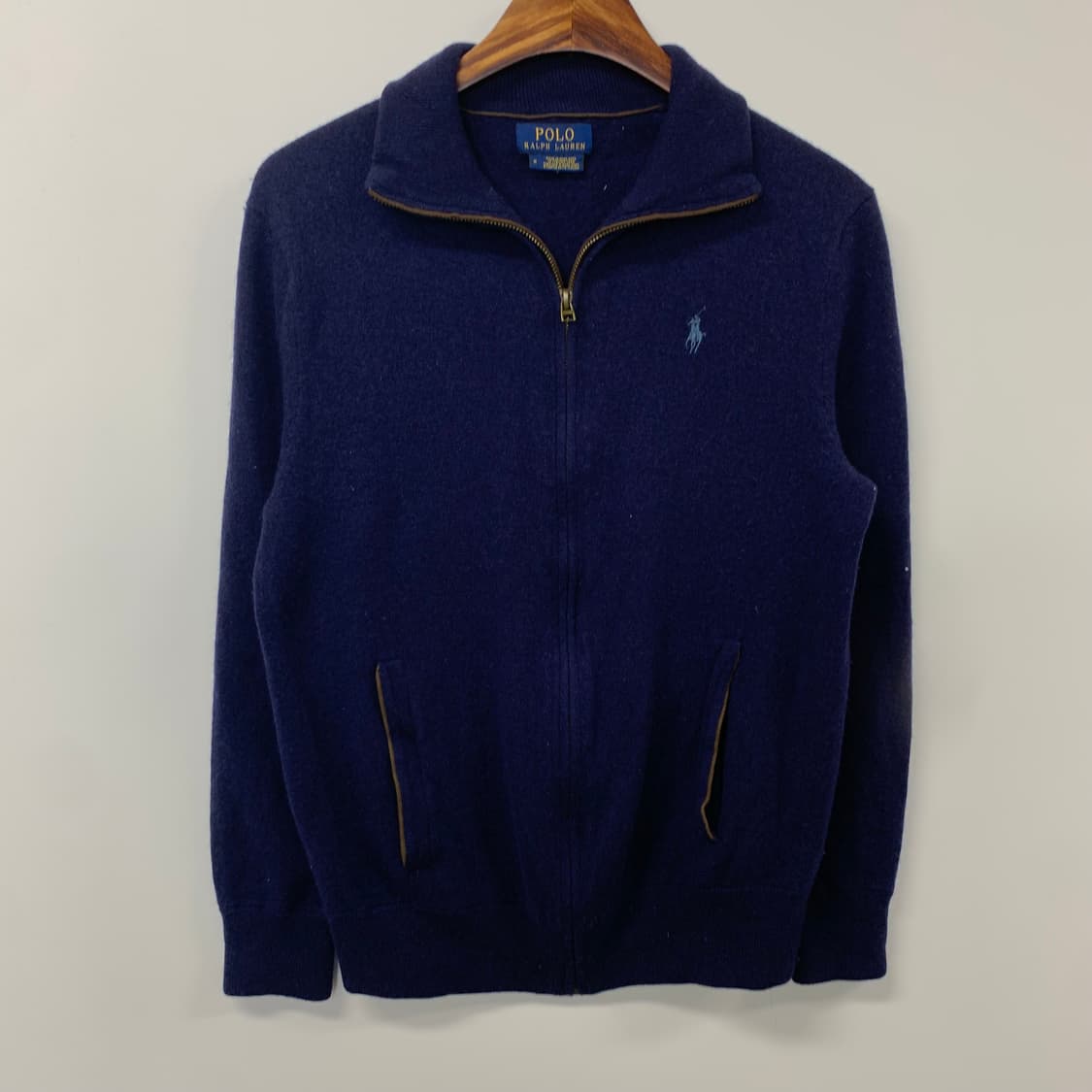 폴로 랄프로렌 신형 네이비 투웨이 니트 집업 상품이미지2