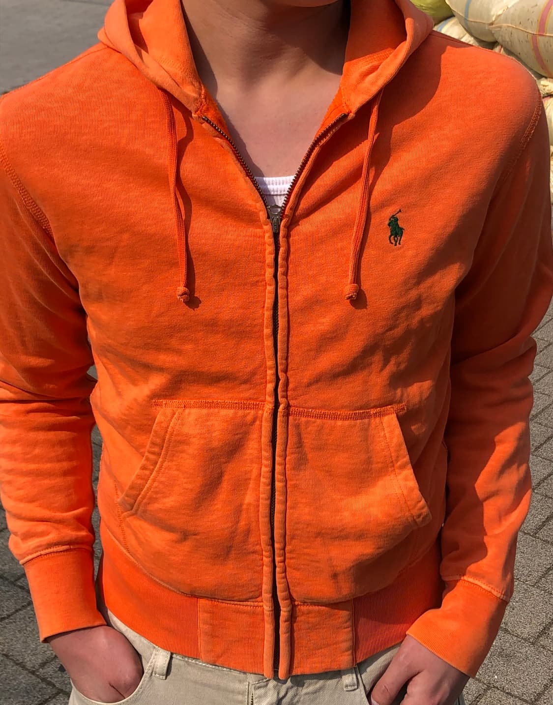 폴로 후드집업 (XS) 상품이미지3