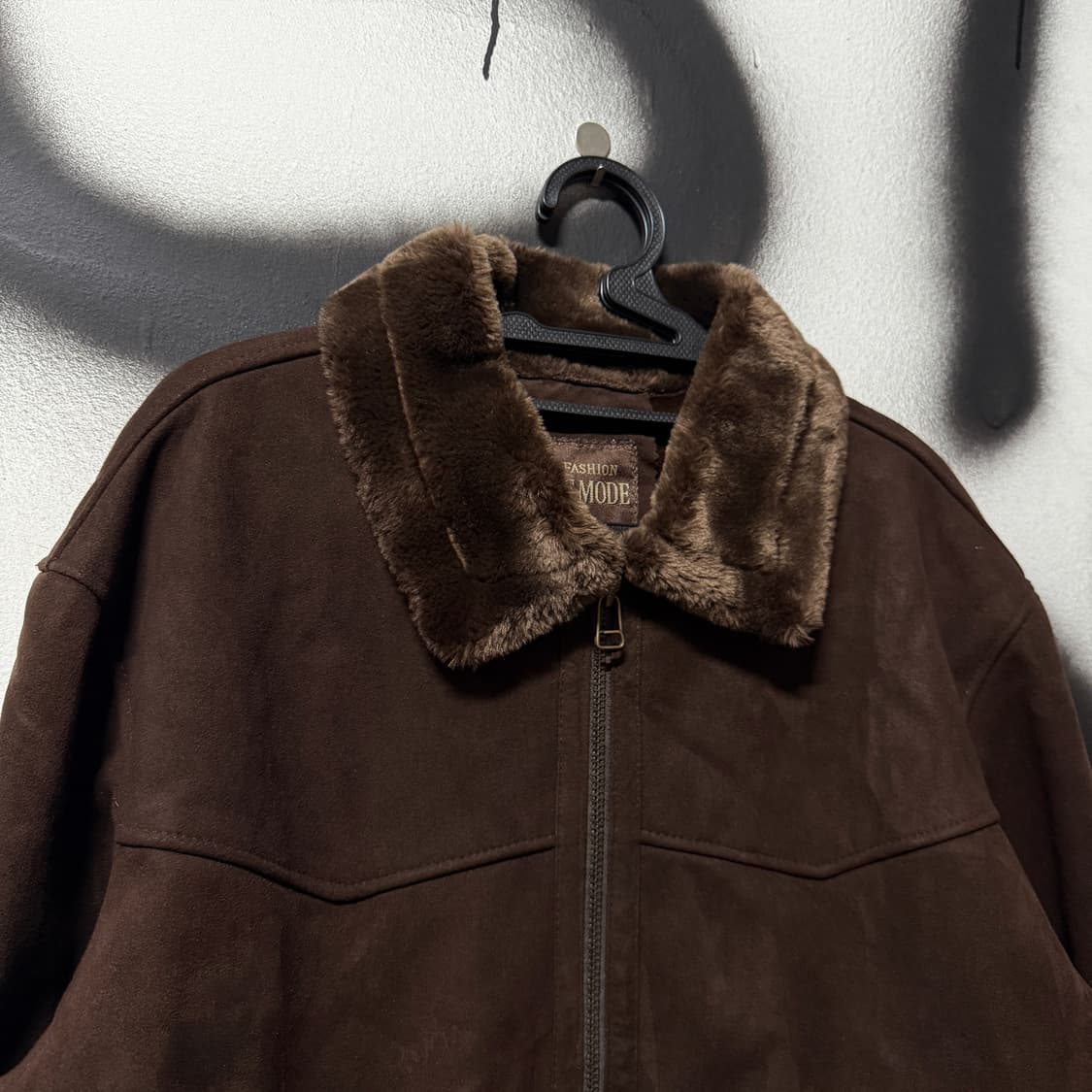 VTG 빈티지 리마 스웨이드 소가죽 스웨이드 무스탕 자켓 상품이미지3