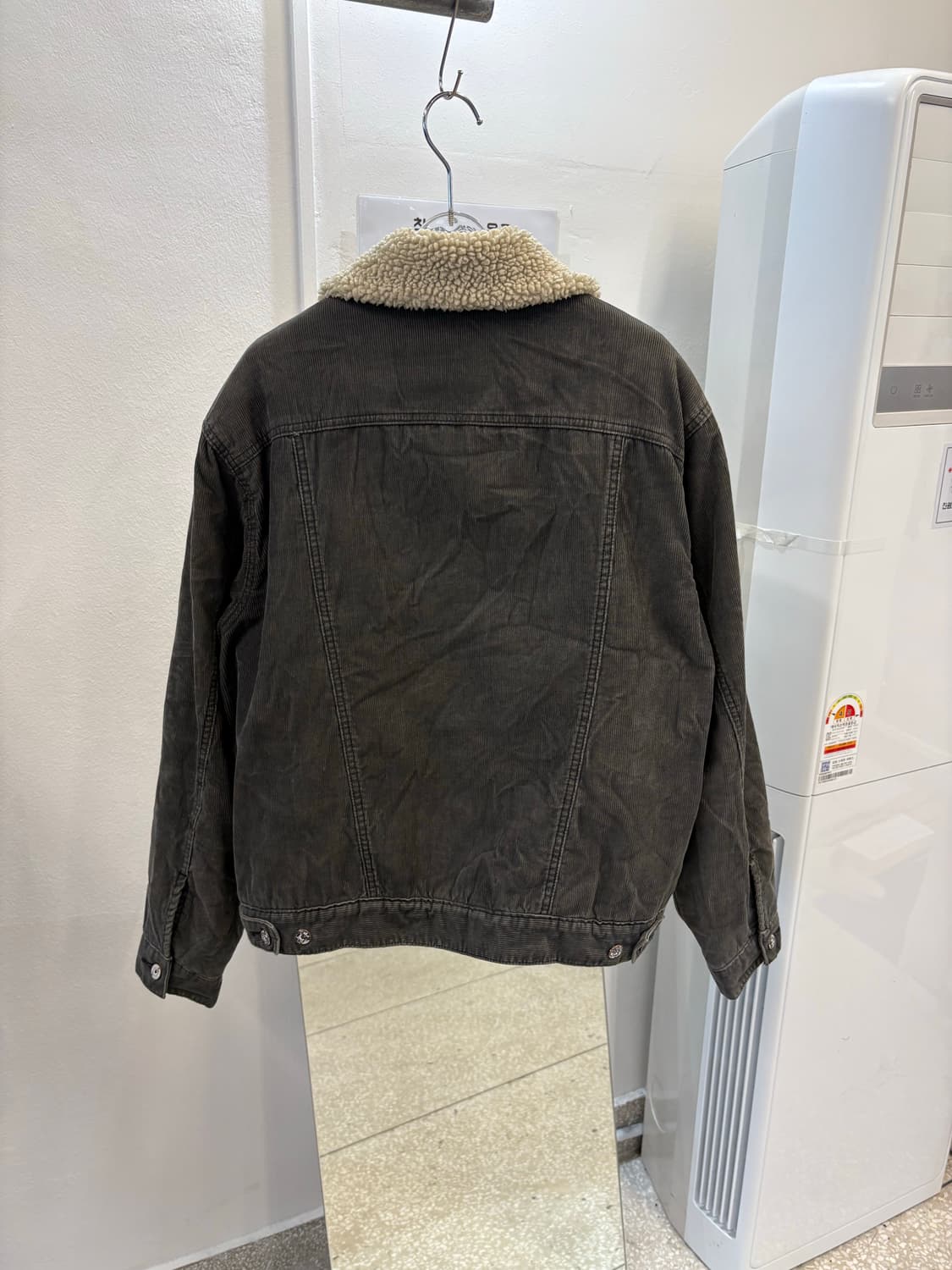 LEVI'S chacoal fleece trucker jk 상품이미지4