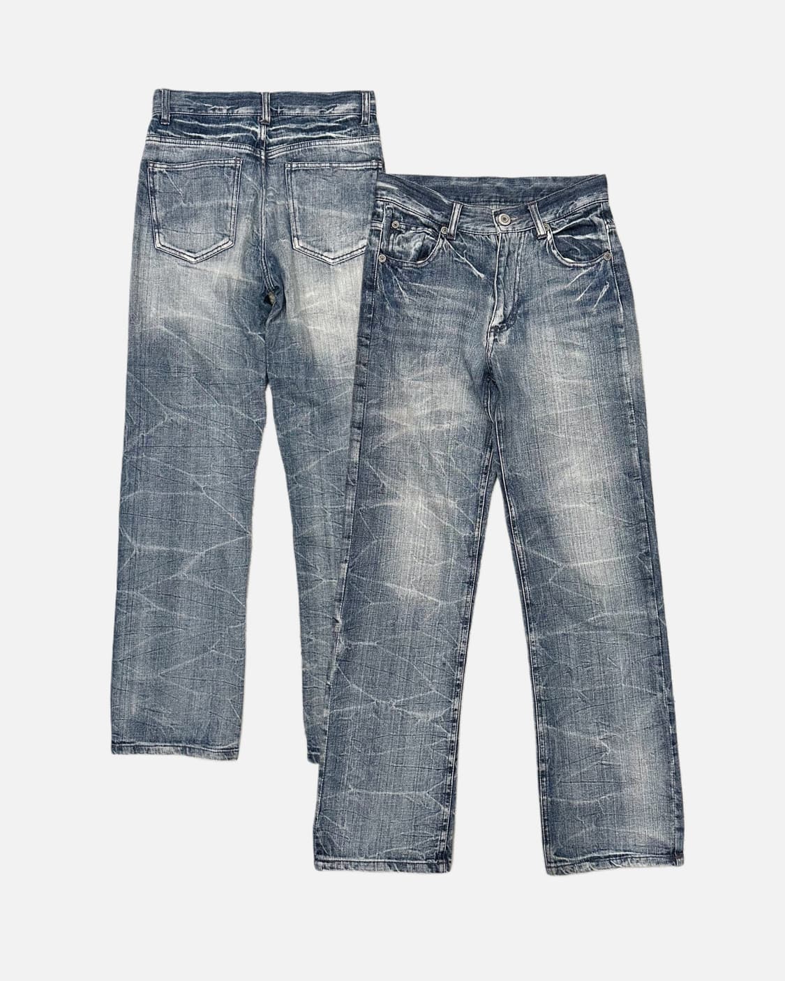 wrinkle fade straight jean 상품이미지1