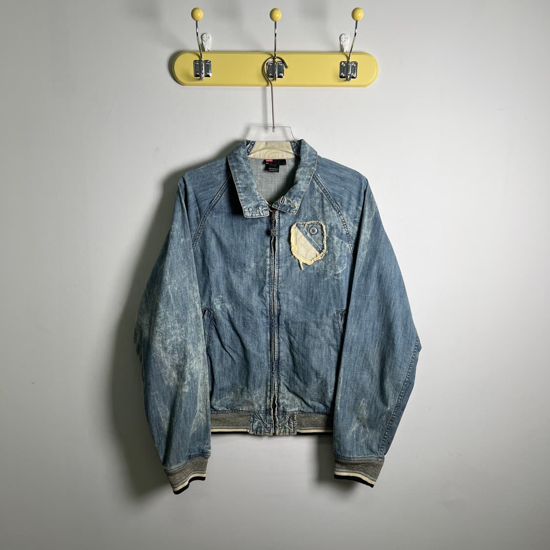 00's 디젤 워싱 데님 블루종 자켓 L 상품이미지1