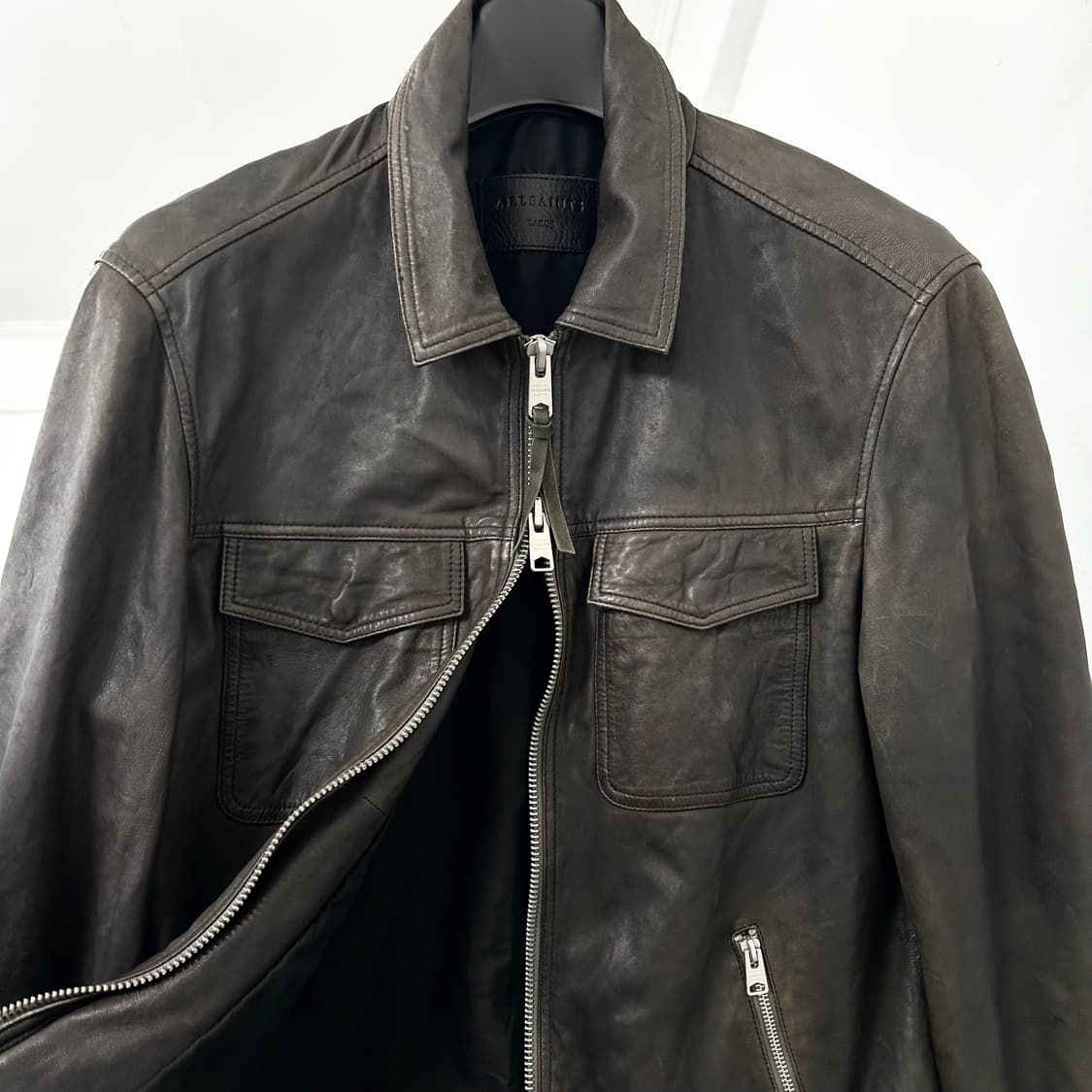 올세인츠 양가죽 투웨이 바이커 자켓 상품이미지6