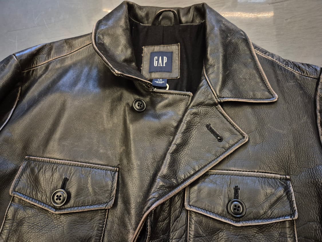 올드 갭 소가죽 자켓 상품이미지5