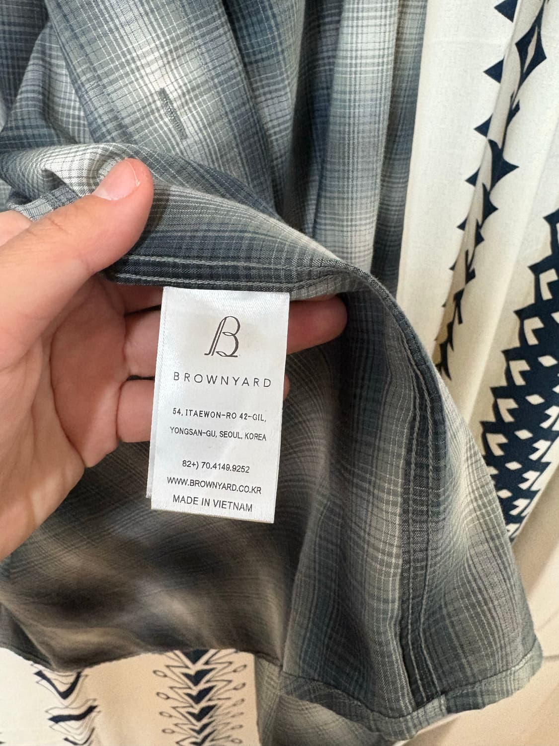 브라운야드 / 스테디셔츠 옴브레 블랙 상품이미지6