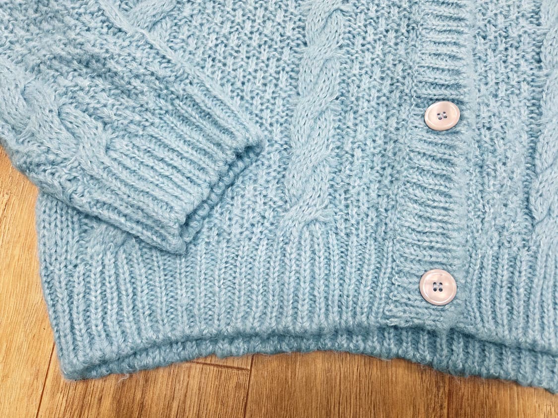 메이비베이비(MAYBEBABY) 디어리스트 젤라가디건 프리사이즈 새상품 상품이미지4