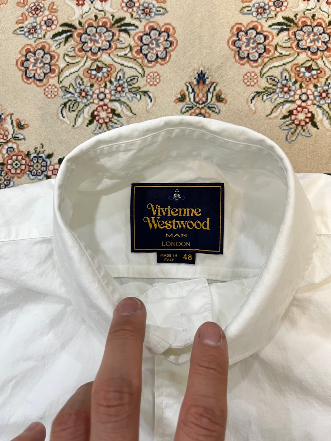 비비안웨스트우드 옴므 맨 3버튼 하이카라 ORB 셔츠 상품이미지3