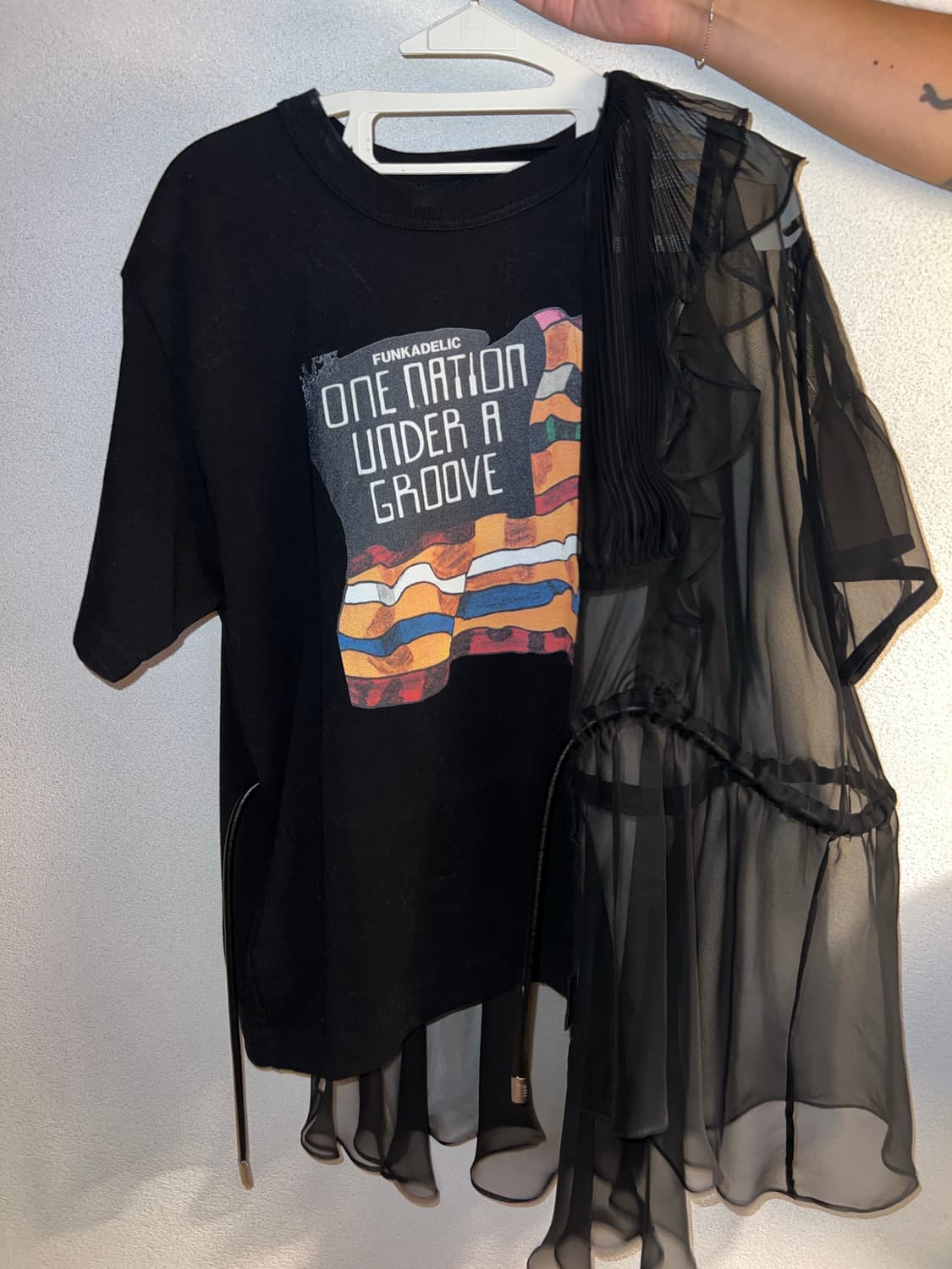 Sacai x Funkadelic 반팔 상품이미지1